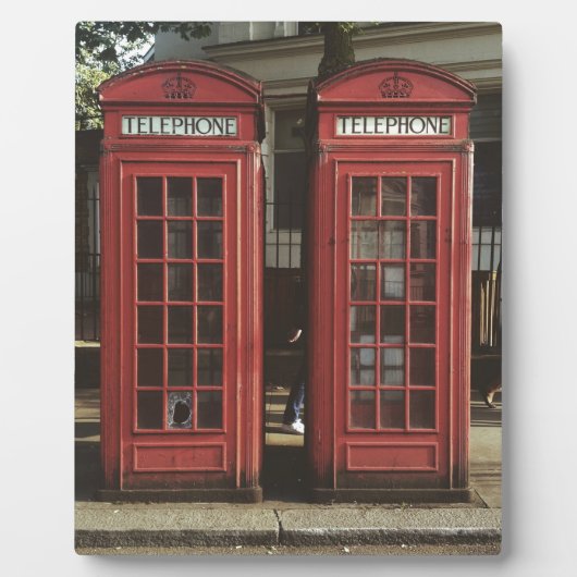 London Telephone Box Fotoplaat (Voorkant)