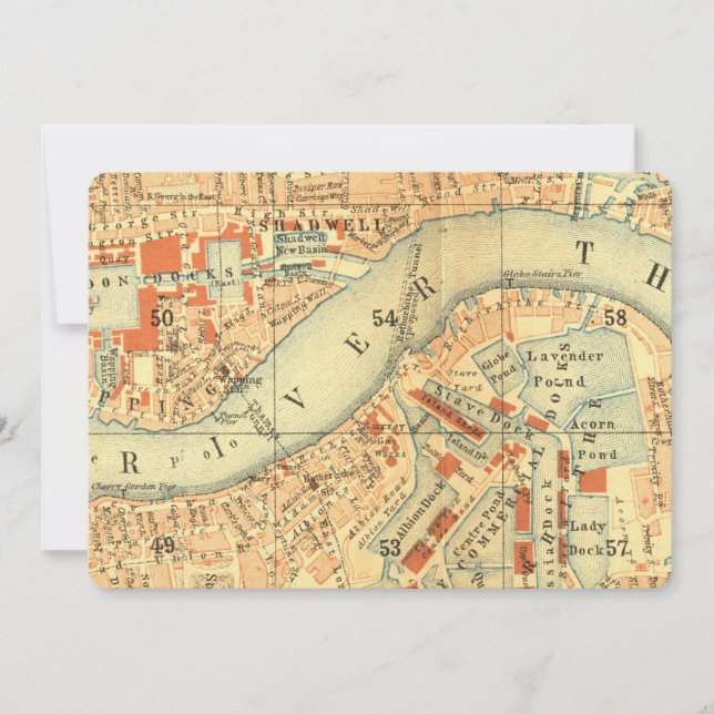 London Thames  Map (Voorkant)