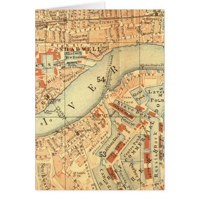 London Thames  Map (Voorkant)