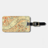 London Thames  Map Bagagelabel (Voorkant horizontaal)