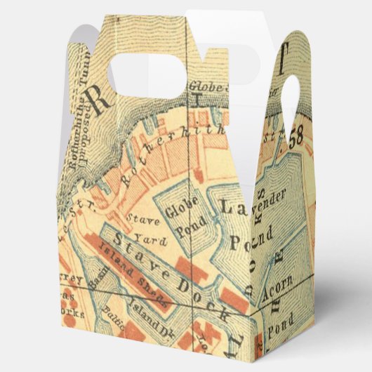 London Thames  Map Bedankdoosjes (Geopend)