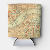 London Thames  Map Blikjeskoeler (Voorkant)