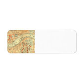 London Thames  Map Etiket (Voorkant)