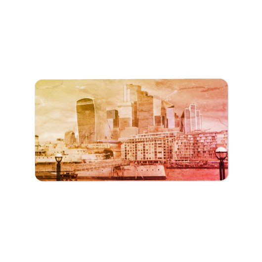 London - The City Etiket (Voorkant)
