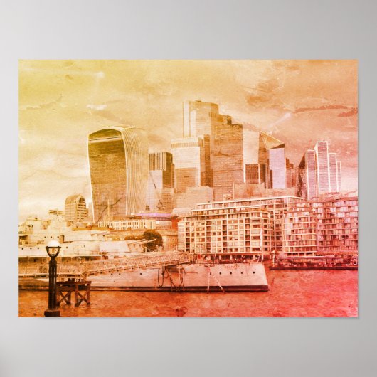 London - The City Poster (Voorkant)