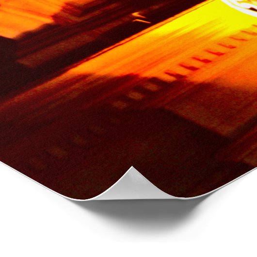 London Theater Piccadilly (1843 kleuren) Poster (Hoek)