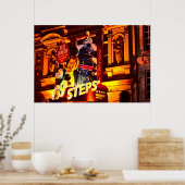 London Theater Piccadilly (1843 kleuren) Poster (Keuken)