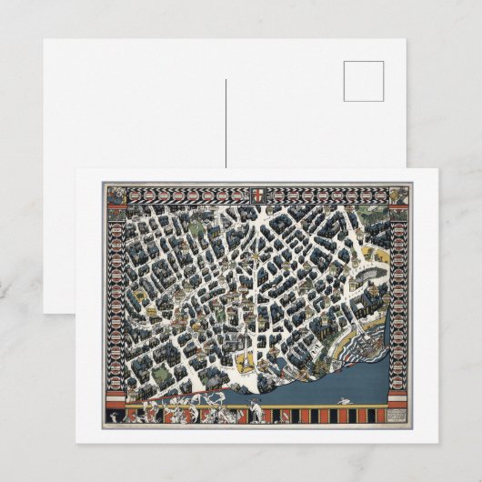  London Theatierkaart 1915 Briefkaart (Voorkant / Achterkant)