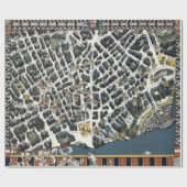  London Theatierkaart 1915 Cadeaupapier (Vlak)