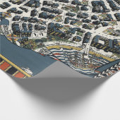  London Theatierkaart 1915 Cadeaupapier (Hoek)