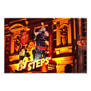 London Theatre Piccadilly (1843 kleur) Foto Afdruk