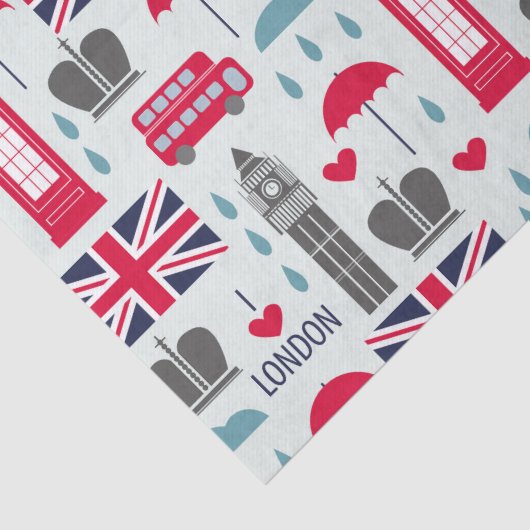 London Thed Tissue Paper Tissuepapier (Detail)
