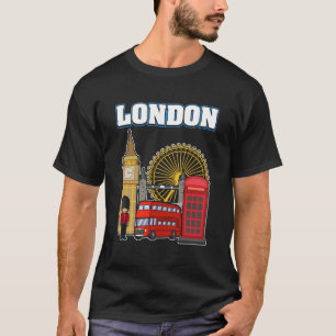 London Theme Crewneck T-shirt