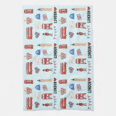 London Theme Kitchen Theedoek (Verticaal)