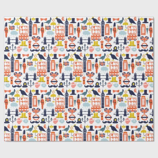 London Thgerespecteerd Cadeaupapier (Vlak)