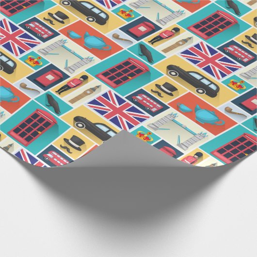 London Thgerespecteerd Cadeaupapier (Hoek)