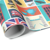 London Thgerespecteerd Cadeaupapier (Rol Hoek)