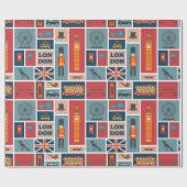 London Thgerespecteerd Cadeaupapier (Vlak)