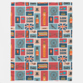 London Thgerespecteerd Fleece Deken (Voorkant)