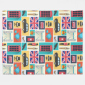 London Thgerespecteerd Fleece Deken (Voorkant (Horizontaal))