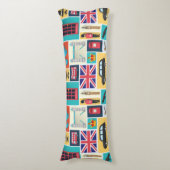 London Thgerespecteerd Lichaamskussen (Voorkant Verticaal)