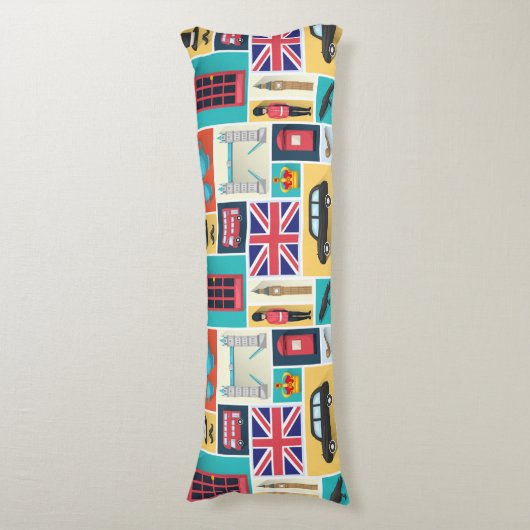 London Thgerespecteerd Lichaamskussen (Voorkant Verticaal)