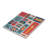 London Thgerespecteerd Tegeltje (Zijkant)