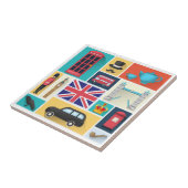 London Thgerespecteerd Tegeltje (Zijkant)