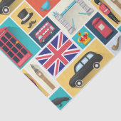 London Thgerespecteerd Tissuepapier (Detail)