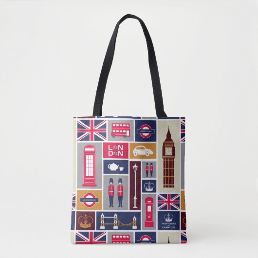 London ThMED Canvas tas (Voorkant)