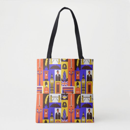 London ThMED Canvas tas (Voorkant)