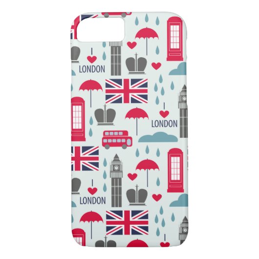 London ThMED Hoesje-Mate iPhone Case (Achterkant)