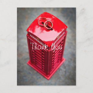 London ThMED Wedding voeg je foto toe Dank je Briefkaart