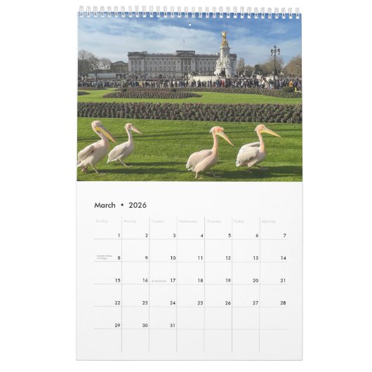 London Through The Seasons Kalender (Mar 2026)