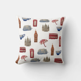 London Throw Pillow Kussen