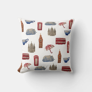 London Throw Pillow Kussen