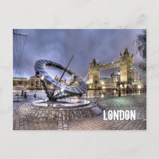 London Time briefkaart (Voorkant)