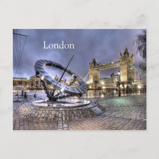 London Time briefkaart (Voorkant)