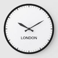 London Time Zone Newsroom Style Clock