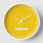 London Time Zone Wandklok (Voorkant)