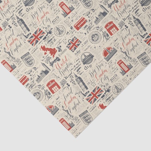  London Tissue Paper Tissuepapier (Detail)