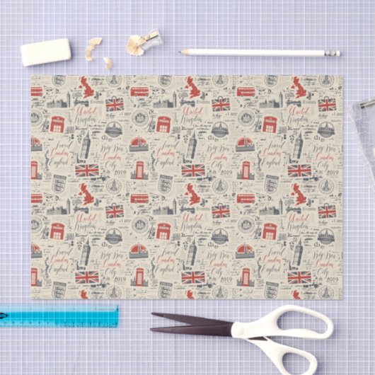  London Tissue Paper Tissuepapier (Craft)