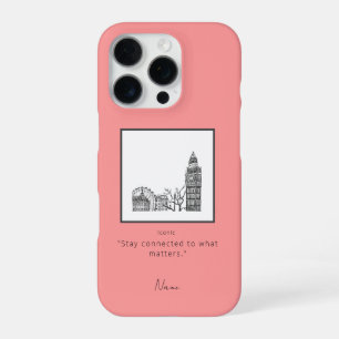 London Tone Sketch iPhone hoesje  iPhone 16 Pro Hoesje