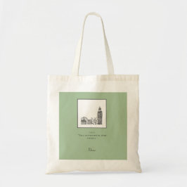 London Tone Sketch Tote Bag