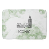 London Tone Waterverf Blanket Badmat (Voorkant)
