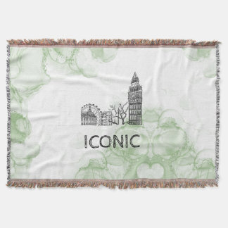 London Tone Waterverf Blanket Deken