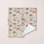 London Towel Set Bad Handdoek (Wasdoekje)