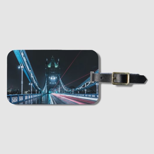 London Tower Bridge Bagagelabel (Voorkant (horizontaal))