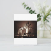 London Tower Bridge bij nacht Briefkaart (Staand voorkant)