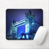 London Tower Bridge & Blue Night Muismat (Met muis)